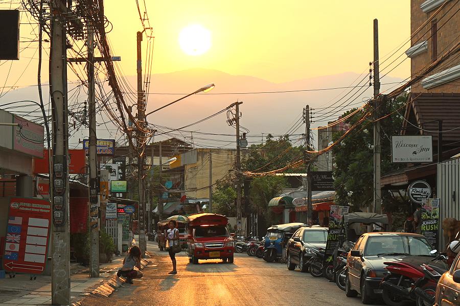 Sonnenuntergang Chiang Mai