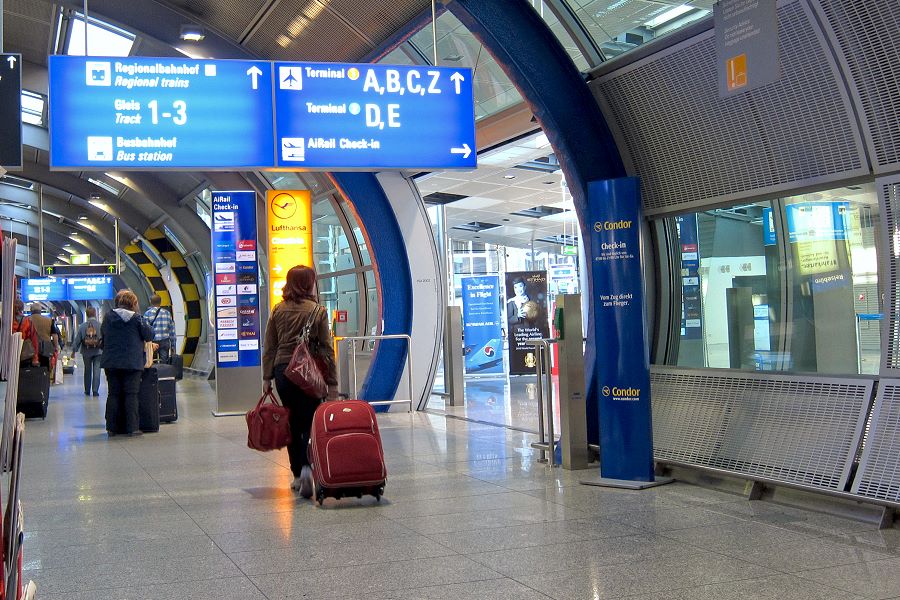AiRail Check-in Frankfurt Flughafen