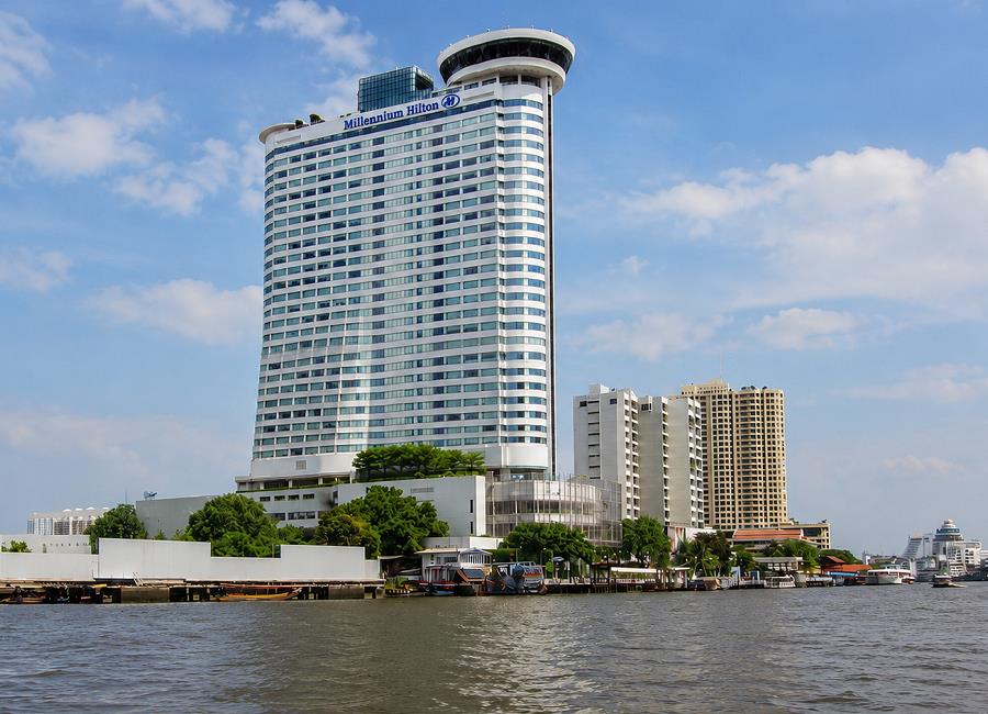 Millennium Hilton Hotel am Chao Phraya River in Bangkok