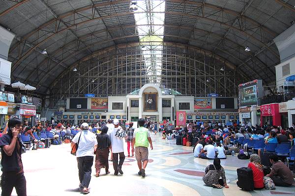 Bahnhofshalle Hua Lamphong Bahnhof Bangkok