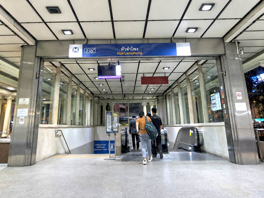 MRT-Station Hua Lamphong in Bangkok