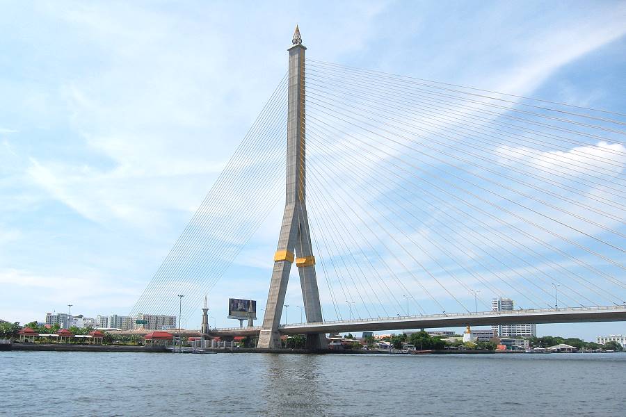 Rama VIII Brücke Bangkok