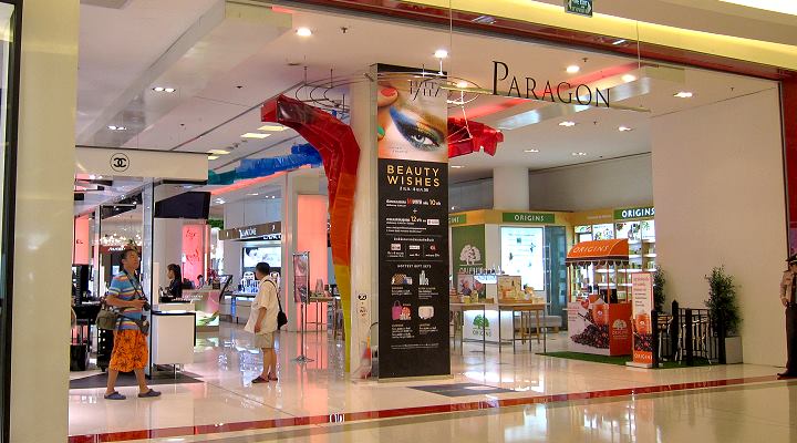 Siam Paragon Shoppingcenter in Bangkok