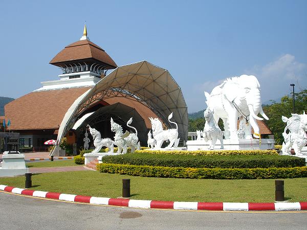 Giraffe im Chiang Mai Night Safari