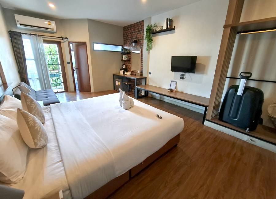 Zimmerdekoration im The Old City Wall Inn Chiang Mai