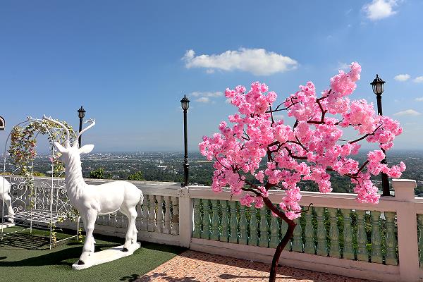 Aussicht über Chiang Mai vom Doi Kham Panorama Viewpoint