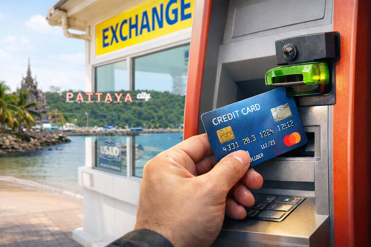 Kreditkartenbetrug am Geldautomat Thailand