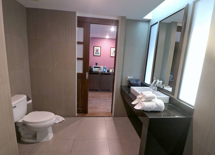 Toilettenbereich im Baan Khun Nine Pattaya