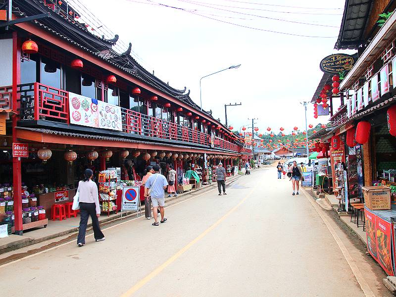 Chinesische Architektur in Ban Rak Thai