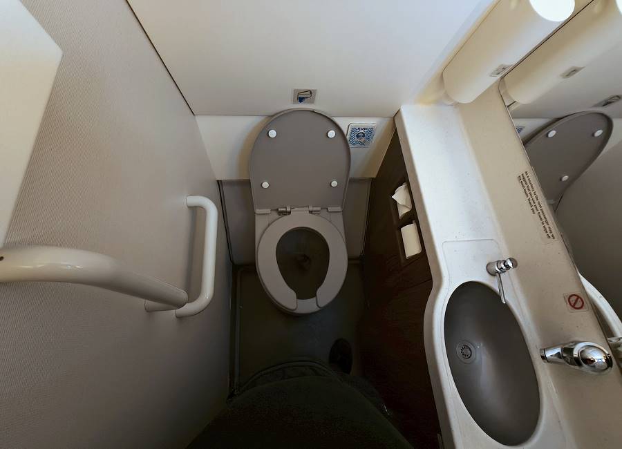 Thai Airways A320 Bordtoilette