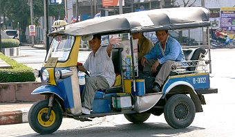 tuk-tuk in Buriram