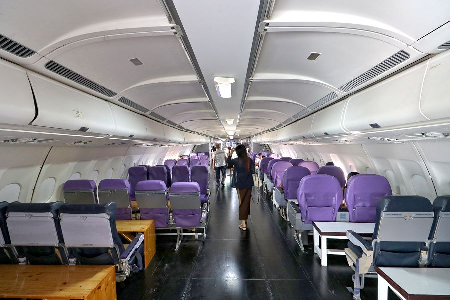 Innenausstattung Flugzeugcafe Pattaya