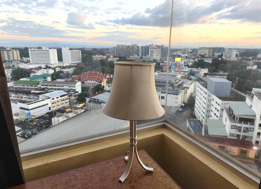 Zimmeraussicht Duangtawan Hotel Chiang Mai