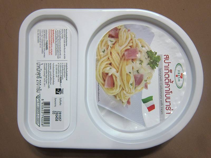 Spaghetti Carbonara für die Mikrowelle