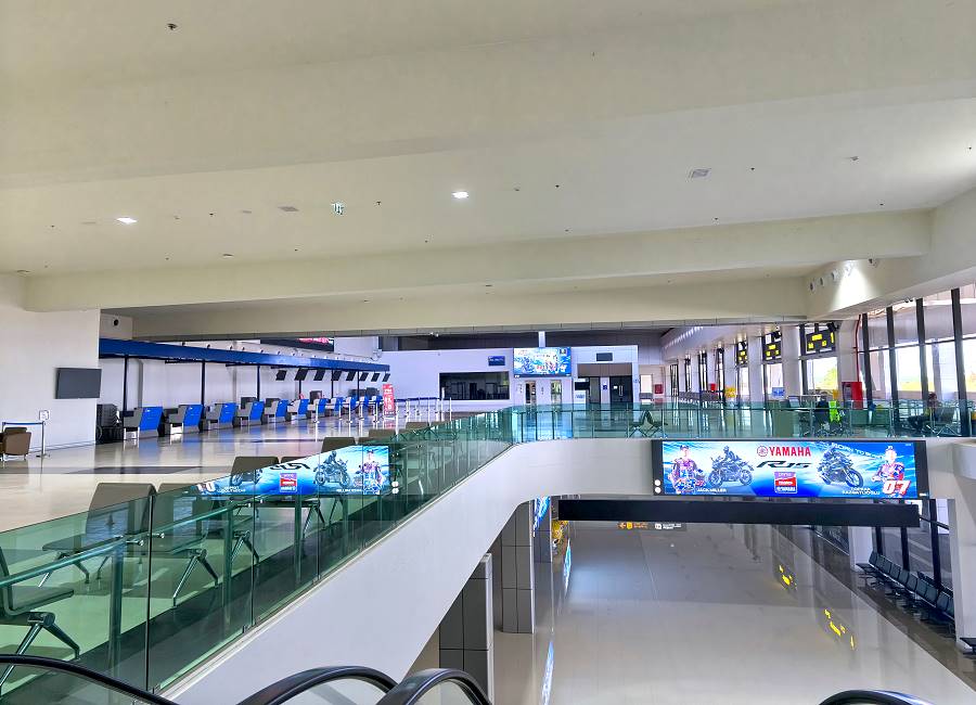 Check-in Bereich im Terminal 2 Buriram Flughafen