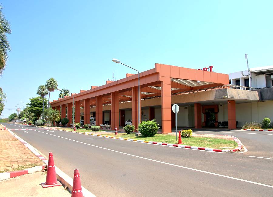 Terminal 1 am Flughafen Buriram – älteres Gebäude