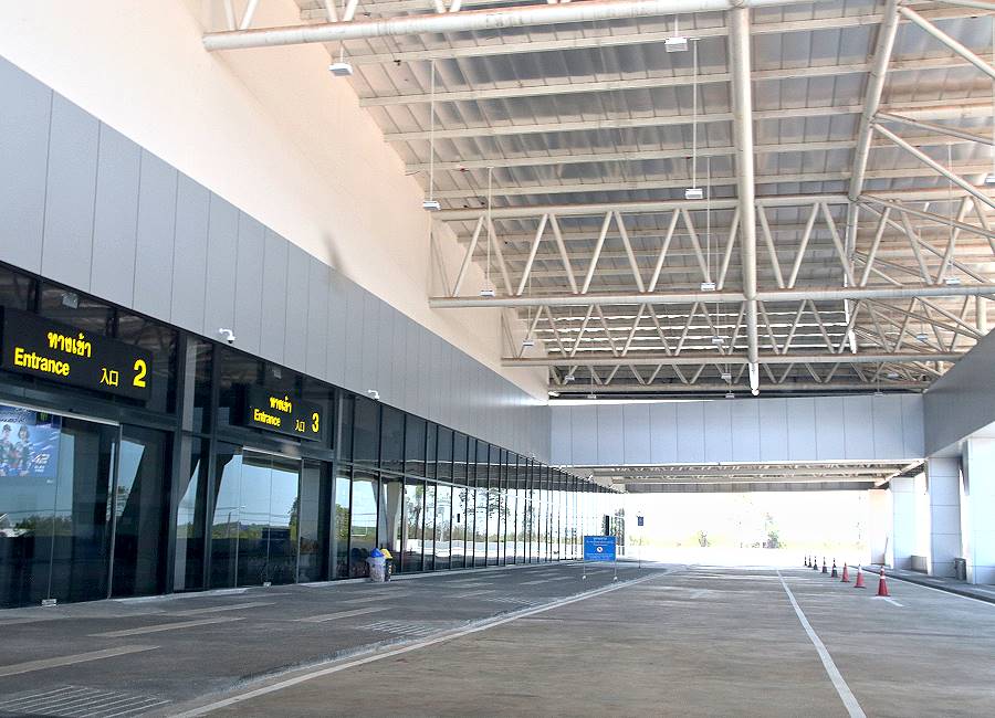 Abflugebene im Terminal 2 Buriram Flughafen