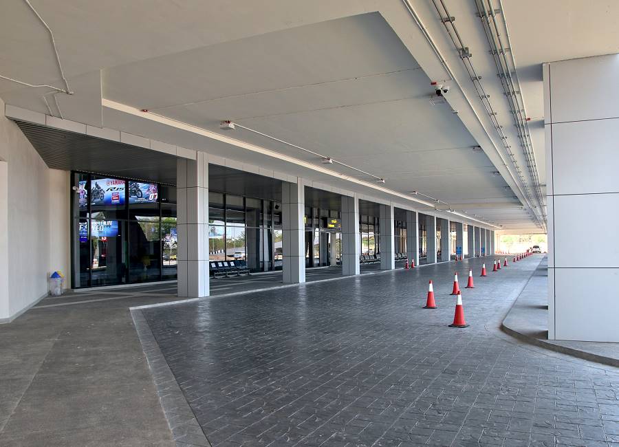 Ankunftsebene im Terminal 2 Buriram Flughafen