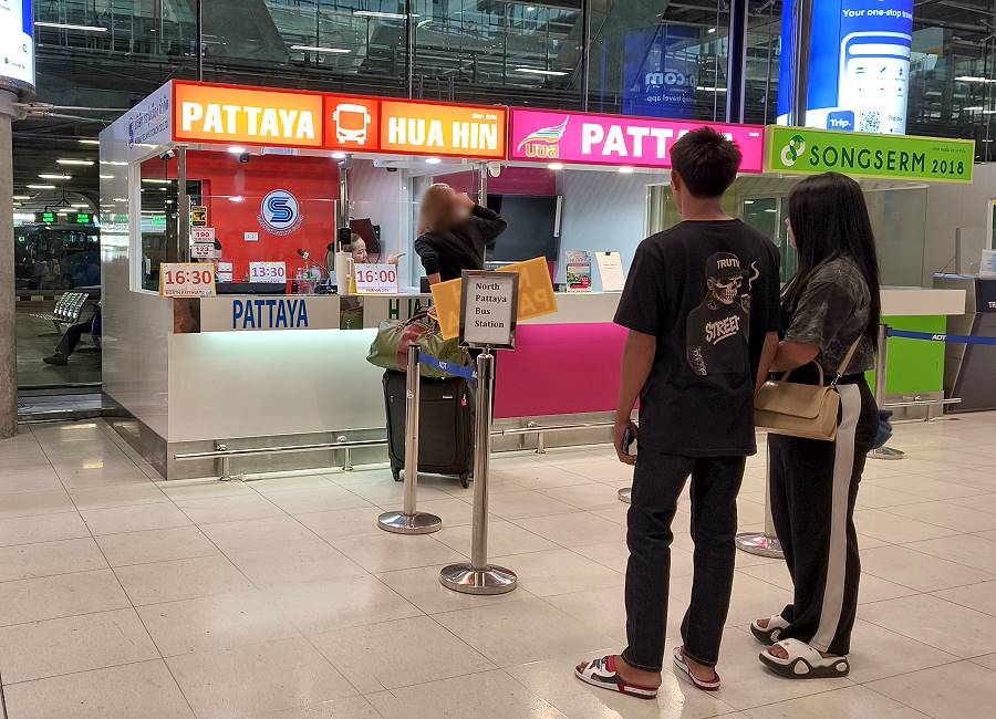 Bus Ticket Schalter Suvarnabhumi