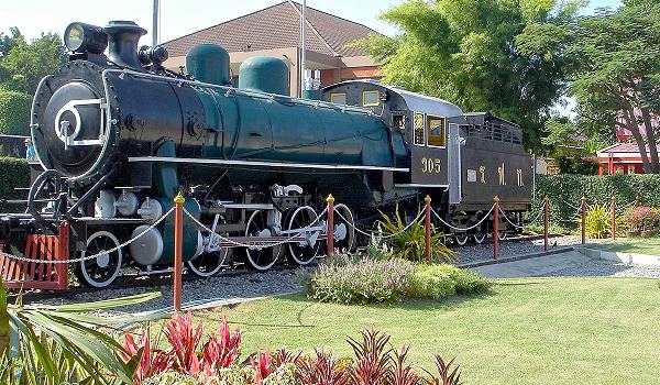 Hua Hin Bahnhof Dampflok