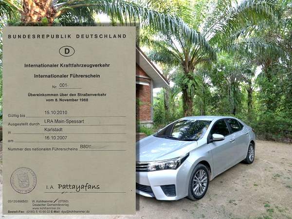 Internationaler Führerschein für den Thailand-Urlaub