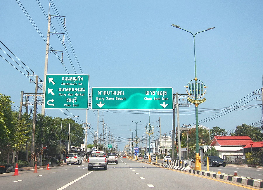 Linksverkehr in Thailand – Verkehr auf der linken Straßenseite