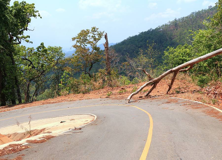 Feldweg Thailand