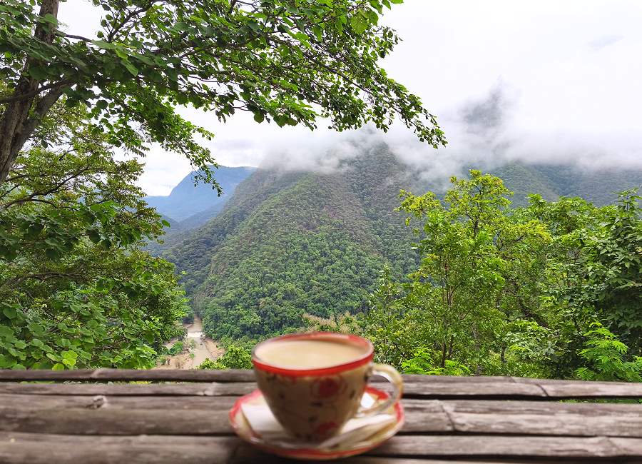 Ausblick vom Pha Bong Viewpoint Café am Mae Hong Son Loop