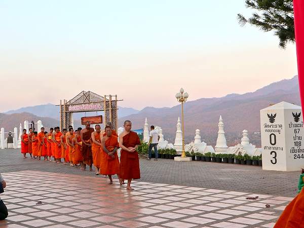 Mönche in Mae Hong Son Thailand