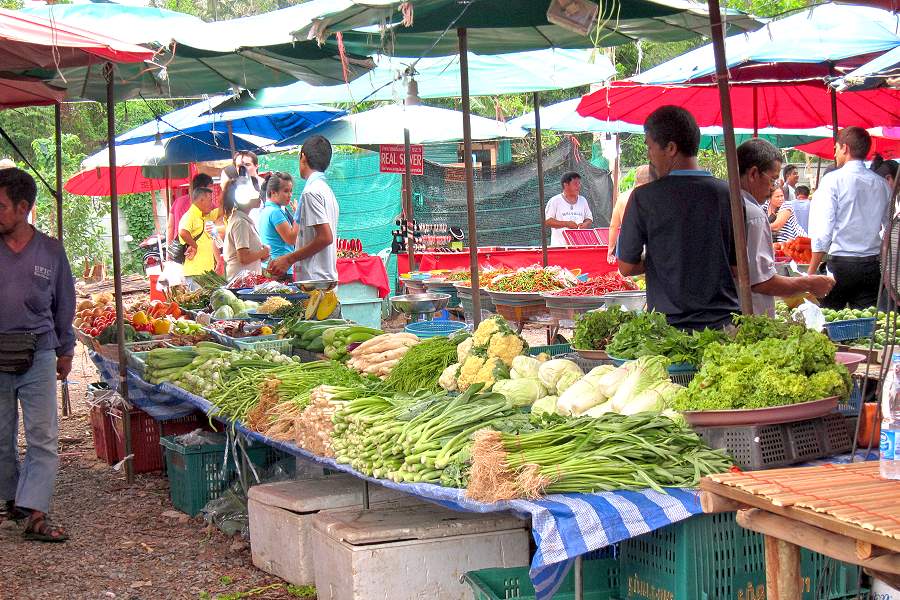 Gemüsemarkt Thailand