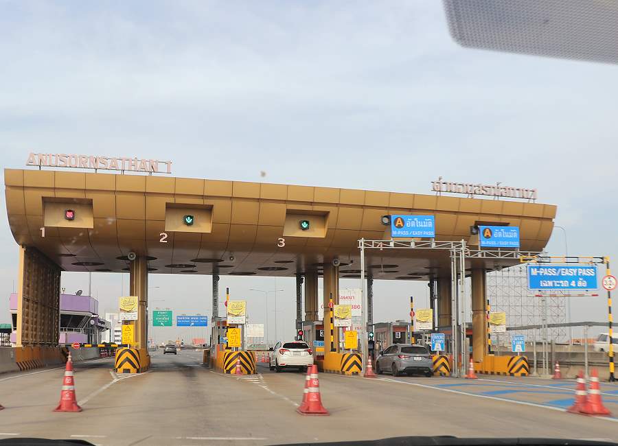 Mautstation Bangkok Stadtautobahn