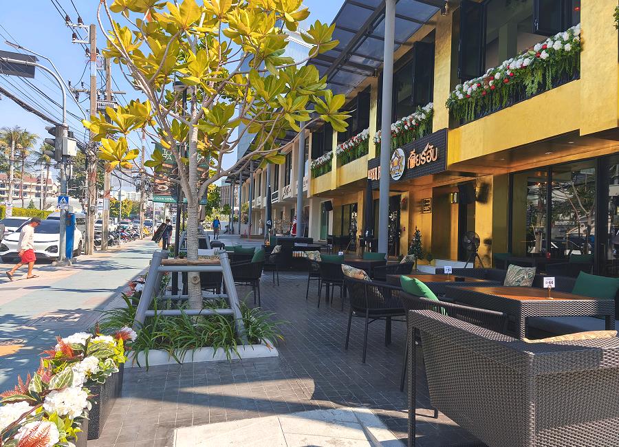 Restaurants an der Naklua Road Pattaya