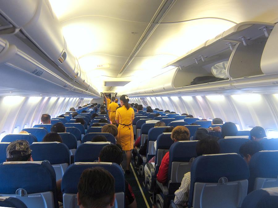 Innenkabine Nok Air Boeing 737-800