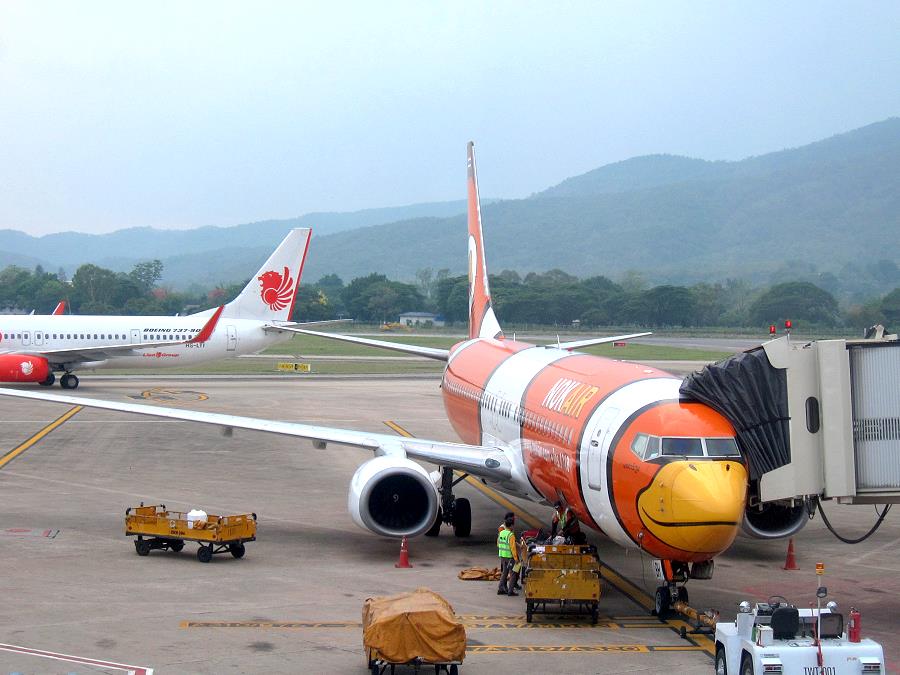 Nok Air am Flughafen Chiang Mai