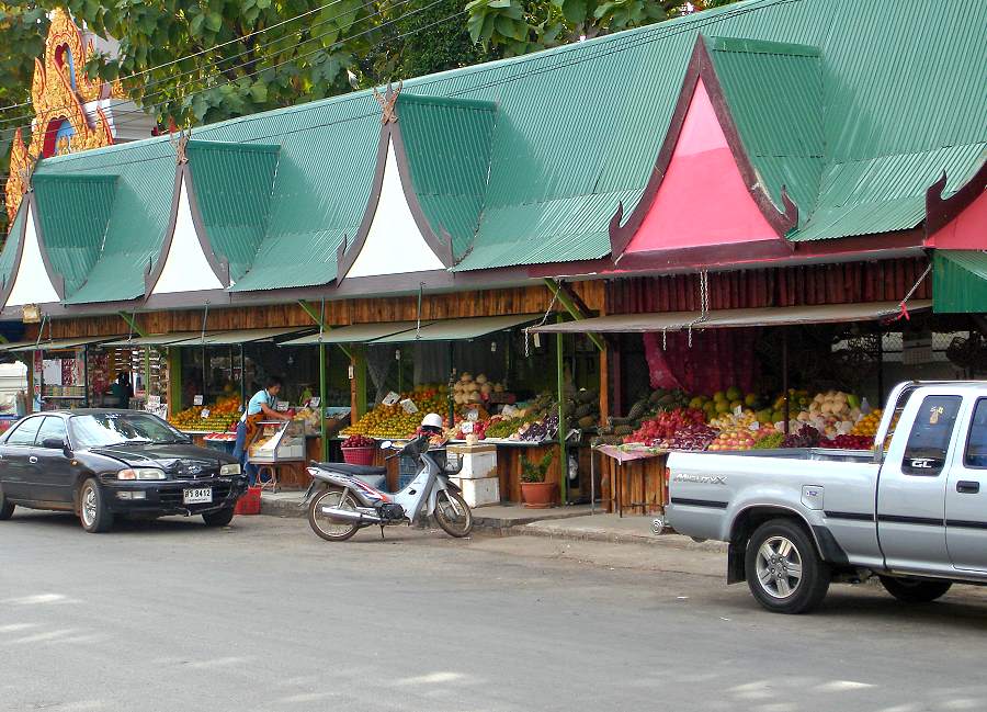Sukhothai obstmarkt
