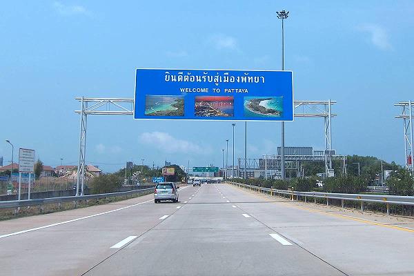 Autobahn nach Pattaya