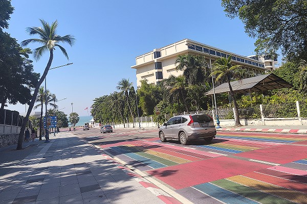 Naklua Road Richtung Beach Road in Pattaya