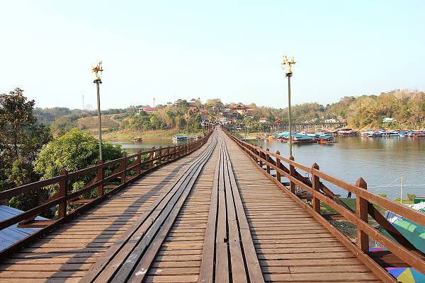 Wooden Mon Bridge