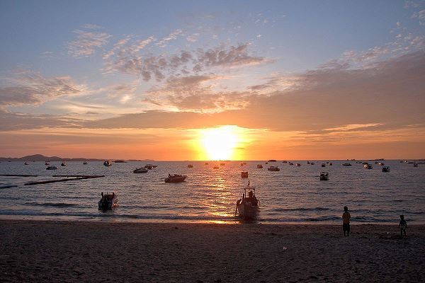 Sonnenuntergang Pattaya
