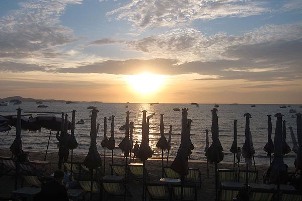 Sonnenuntergang Pattaya