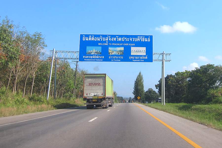 Landstraße Thailand
