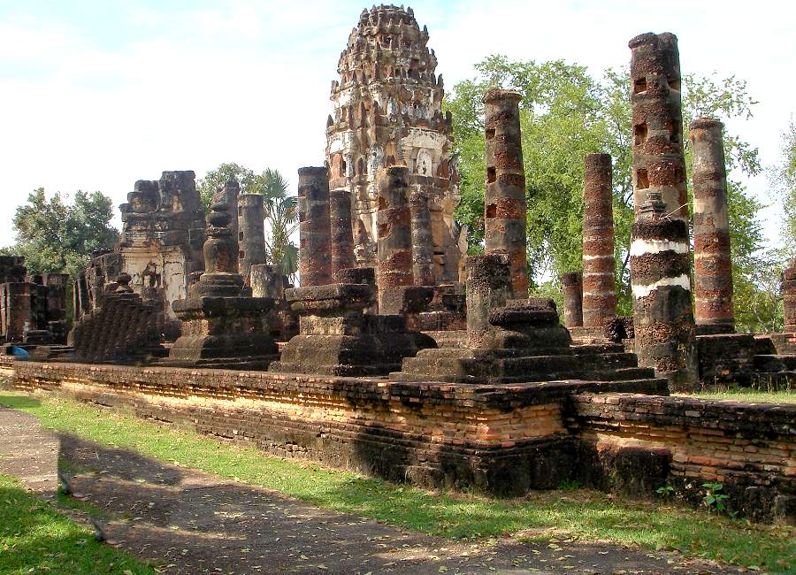 Wat Si Sawai im Geschichtspark Sukhothai