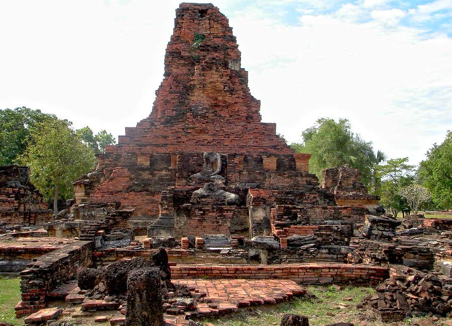 Verfallene Tempelruine Sukhothai