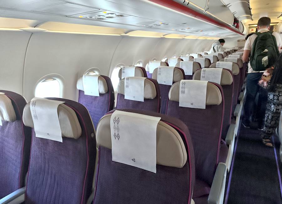 Thai Airways A320 Sitze Economy Class