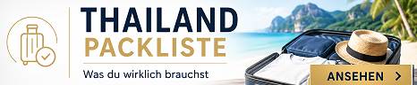 Thailand Packliste für den Urlaub