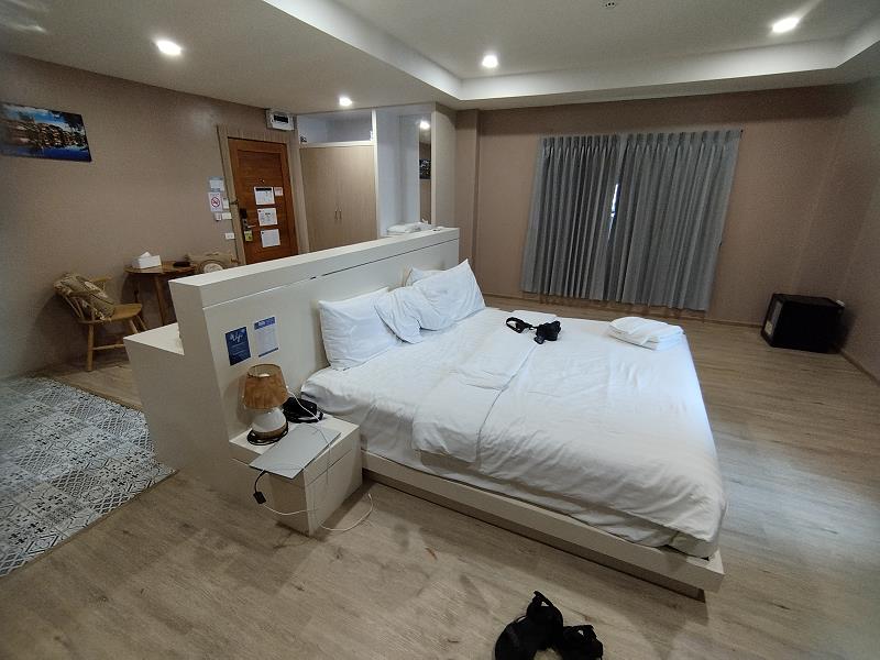 Geräumiges Doppelzimmer im USABAI Riverside Boutique Hotel in Chanthaburi
